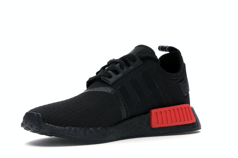 adidas NMD R1 Core Black Lush Red