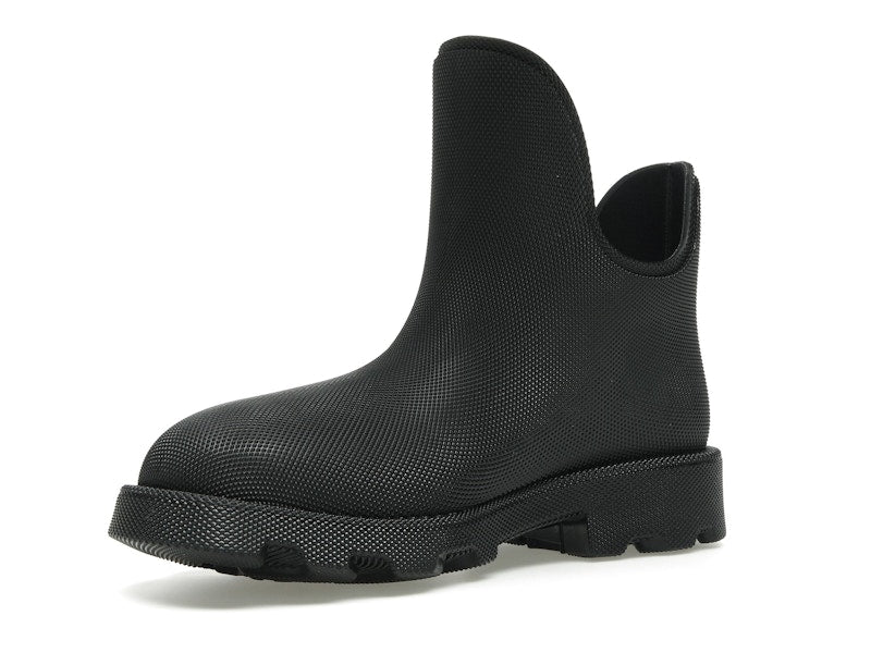 Burberry Marsh Round-Toe Ankle Boots Black