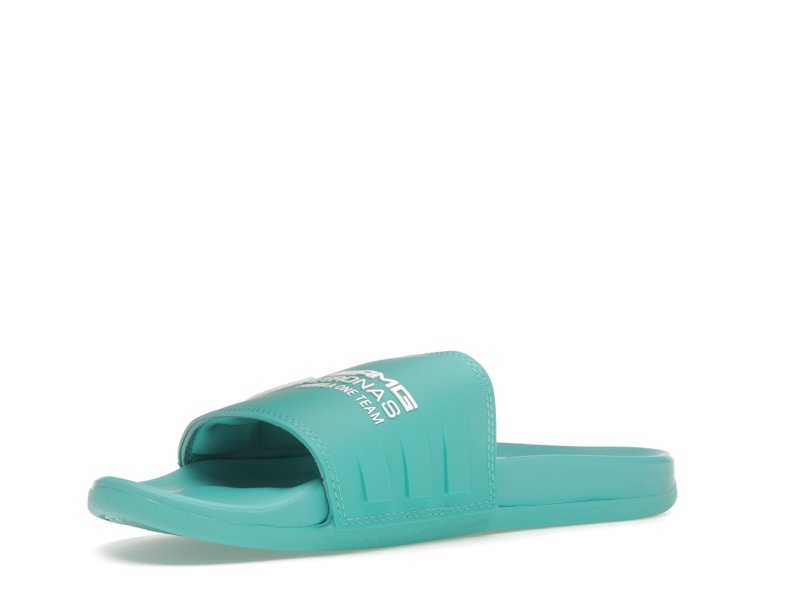 adidas Adilette Comfort Slides Mercedes-AMG Petronas Formula One Team Semi Mint Rush