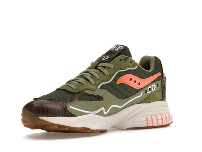 Saucony 3D Grid Hurricane Maybe Tomorrow Tortoise