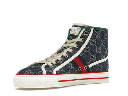 Gucci Tennis 1977 High Top Denim GG Print (Women's)