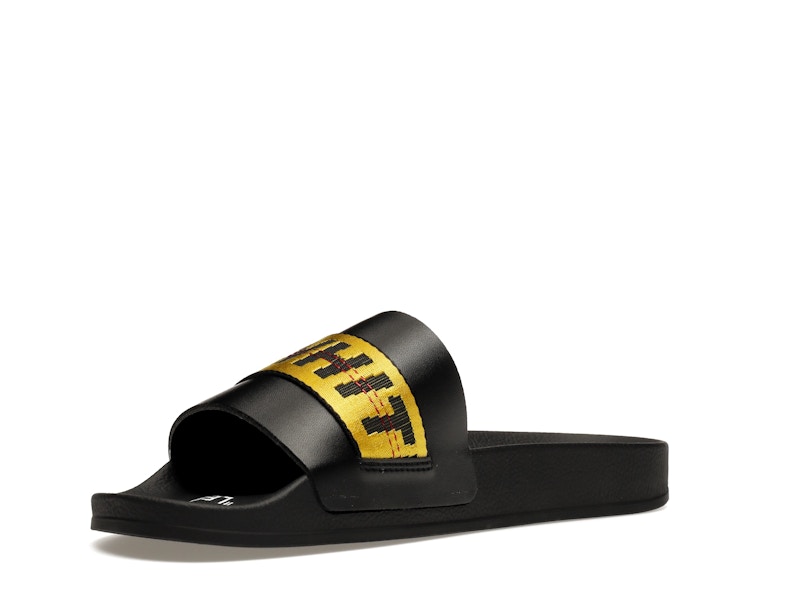 OFF-WHITE Industrial Belt Slides Black Yellow