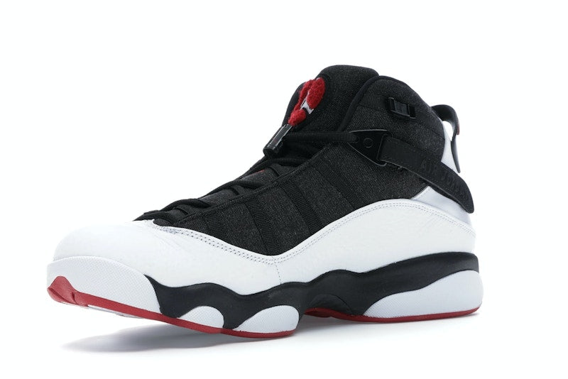 Jordan 6 Rings Black White Gym Red