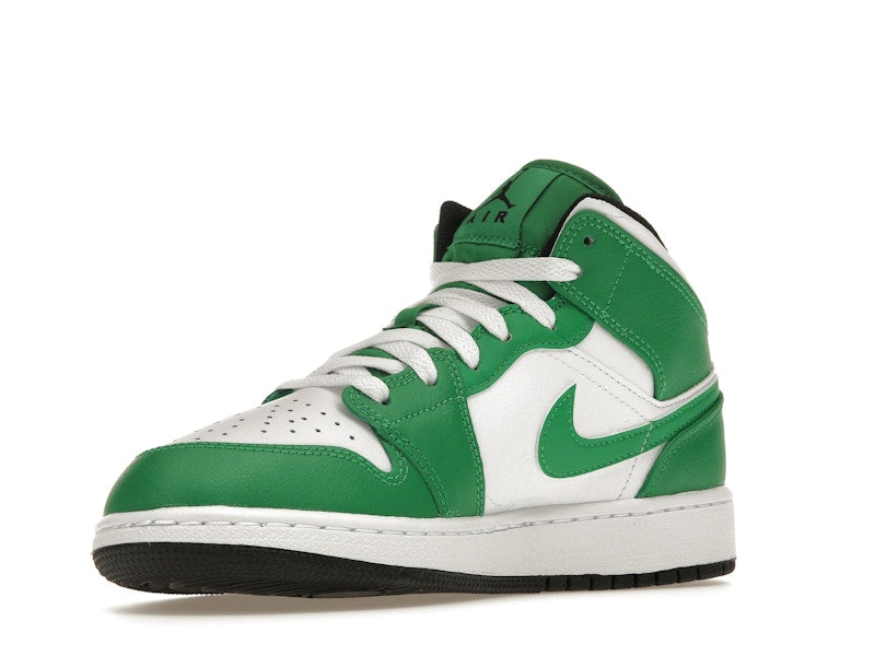 Jordan 1 Mid Lucky Green (GS)