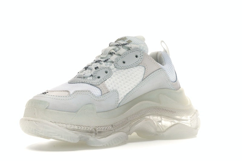 Balenciaga Triple S White Clear Sole (Women's)