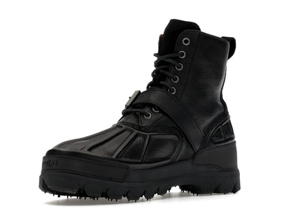 Polo Ralph Lauren Oslo High Oiled Leather Boot Black