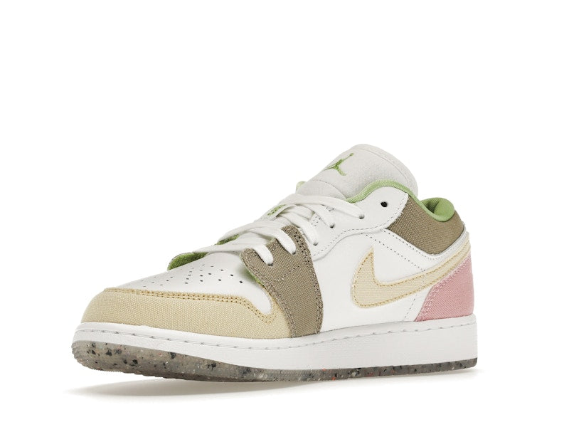 Jordan 1 Low Pastel Grind Vivid Green (GS)
