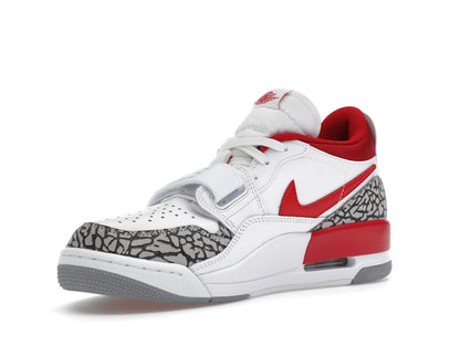 Jordan Legacy 312 Low White Cement Gym Red (Women's)