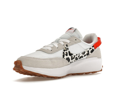 Nike Waffle Debut White Team Orange Leopard (Women's)