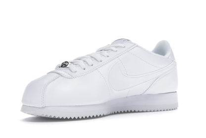 Nike Cortez Basic Leather White White-Wolf Grey-Mtllc Silver
