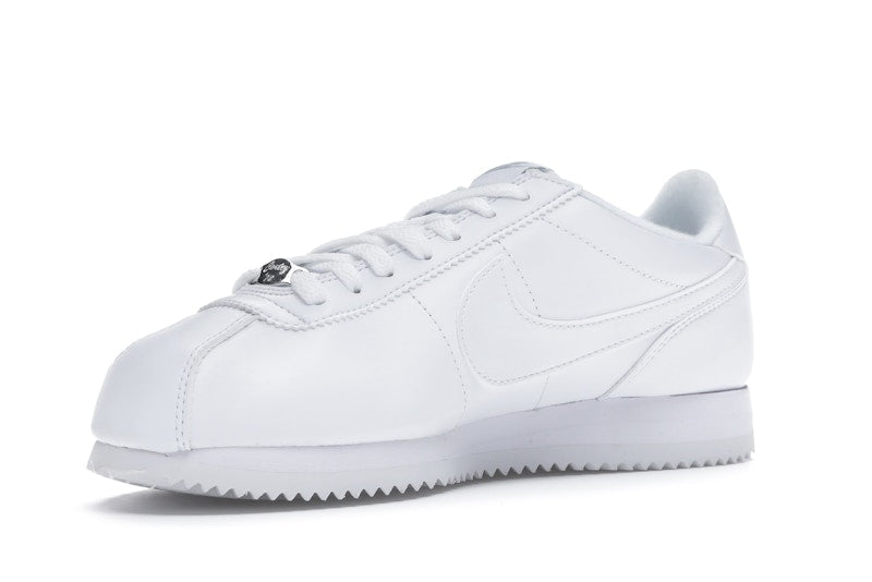 Nike Cortez Basic Leather White White-Wolf Grey-Mtllc Silver