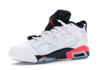 Jordan 6 Retro Low White Infrared 23 Black (GS)