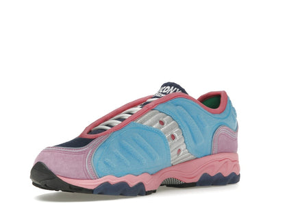 Saucony Matrix Jae Tips No Shoes In The House Blue Pink