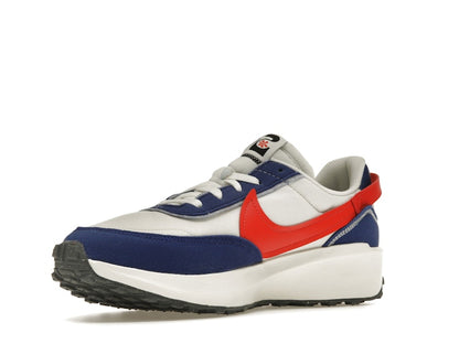 Nike Waffle Debut Swoosh Habanero Red Old Royal