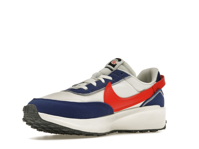 Nike Waffle Debut Swoosh Habanero Red Old Royal