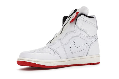 Jordan 1 Retro High Zip White University Red