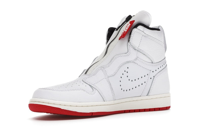 Jordan 1 Retro High Zip White University Red