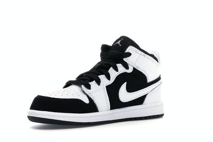 Jordan 1 Mid White Black (PS)