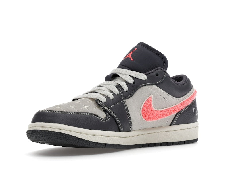 Jordan 1 Low Light Graphite Hot Punch (Women's)