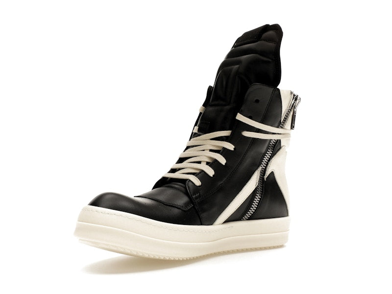 Rick Owens Luxor Geobasket Black Milk