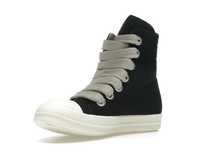 Rick Owens DRKSHDW Hollywood Jumbo Lace Puffer High Top Black Milk