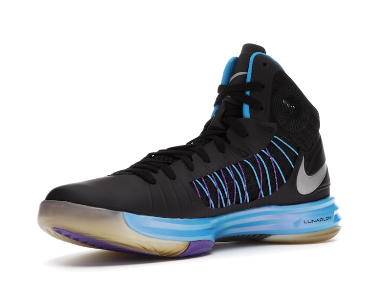 Nike Hyperdunk Plus Black Blue Glow