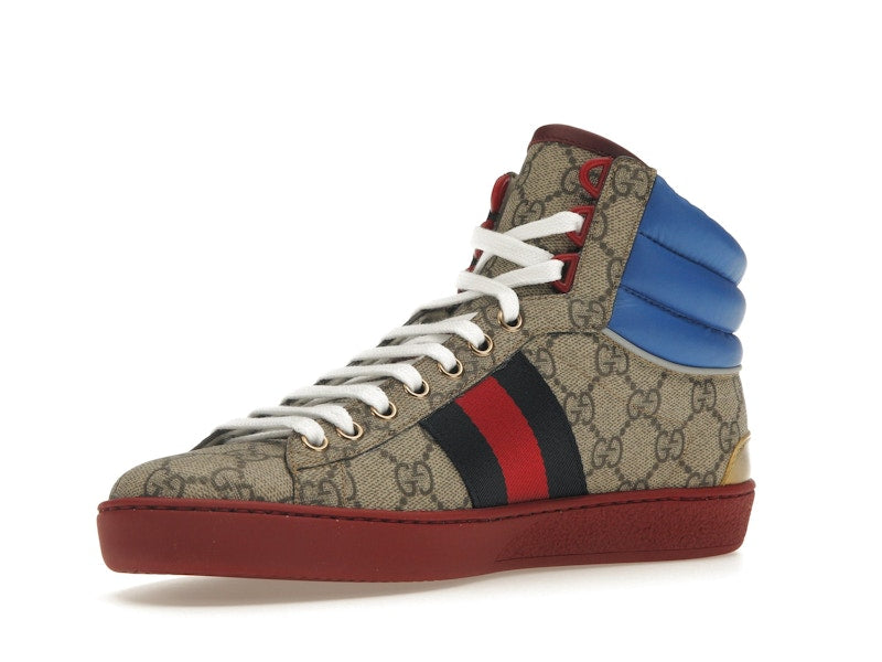 Gucci Ace GG High Top Beige Ebony