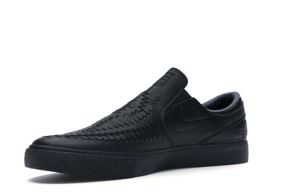 Nike SB Zoom Stefan Janoski Slip RM Crafted Woven Black