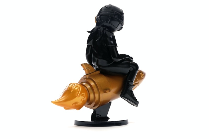 Hebru Brantley x Billionaire Boys Club x Bait Beyond The Beyond Fly Boy Figure 9 Inches Black/Gold