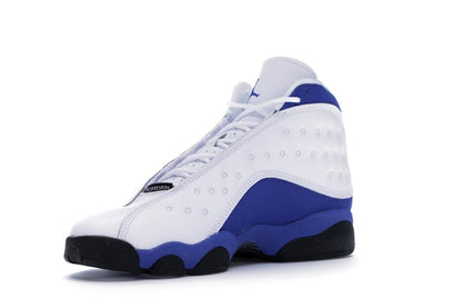 Jordan 13 Retro White Hyper Royal Black (GS)
