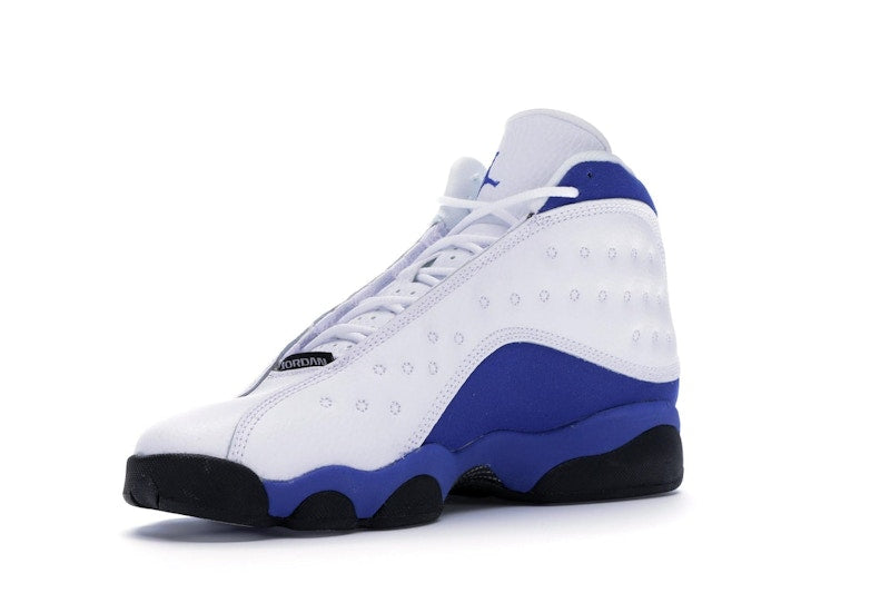 Jordan 13 Retro White Hyper Royal Black (GS)