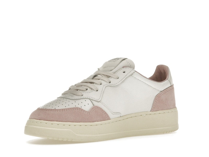 Autry Medalist Leather Low White Powder (Women's)