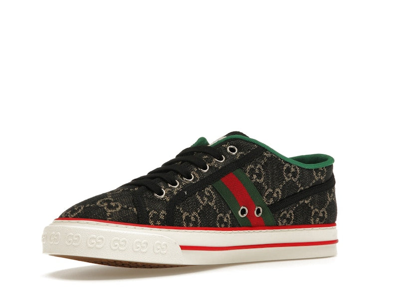 Gucci Tennis 1977 GG Logo Black Multi