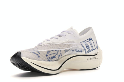 Nike ZoomX Vaporfly Next% Blue Ribbon Sports White
