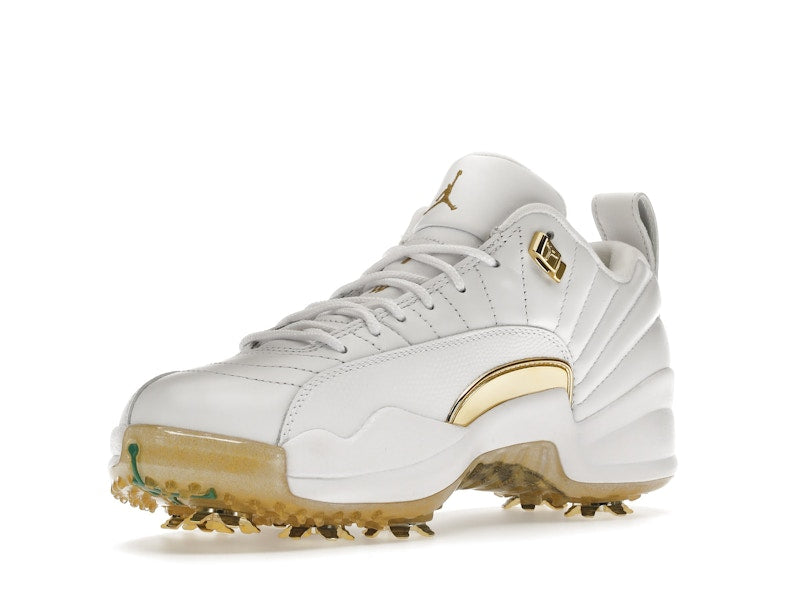 Jordan 12 Golf Metallic Gold