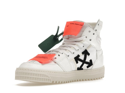 OFF-WHITE Off Court 3.0 Leather White White Orange (Bold Medial Logo)