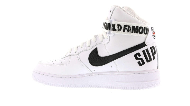 Nike Air Force 1 High Supreme World Famous White
