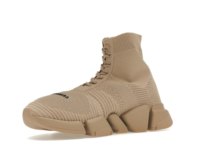 Balenciaga Speed 2.0 Lace Up Beige