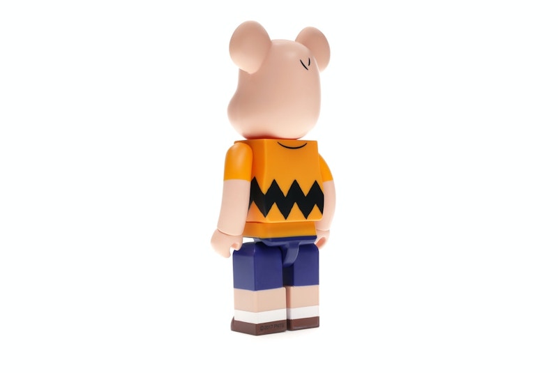 Bearbrick Charlie Brown 400% Yellow
