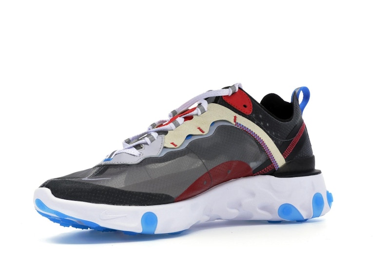 Nike React Element 87 Dark Grey Photo Blue