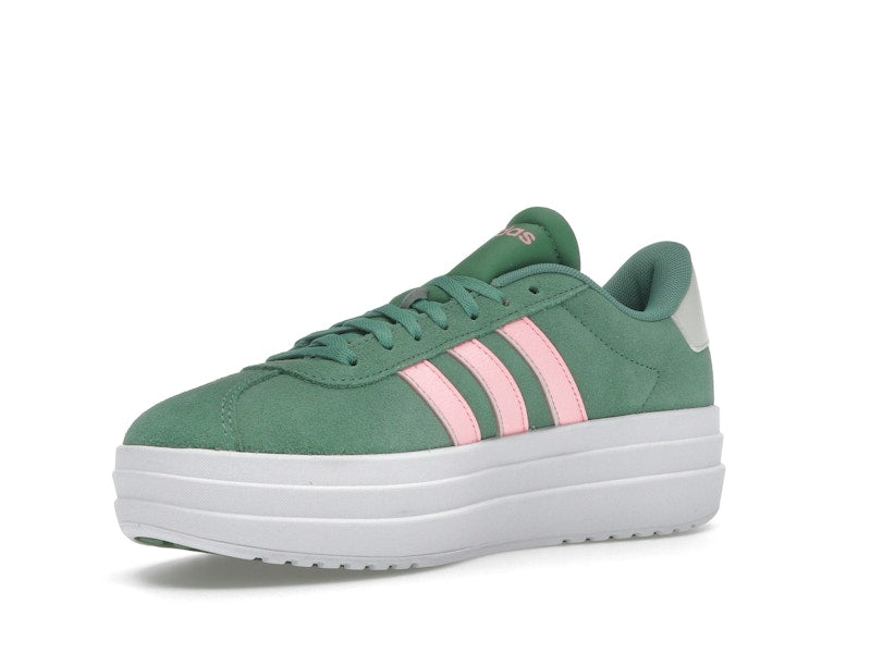 adidas VL Court Bold Preloved Green Pink Spark Ivory (Women's)