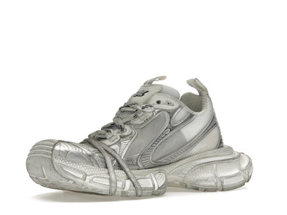 Balenciaga 3XL White Silver Summer Mesh
