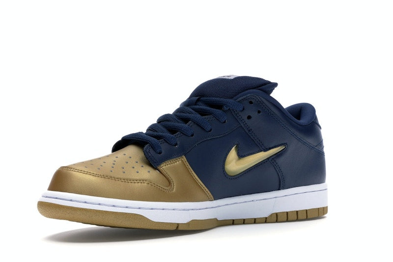 Nike SB Dunk Low Supreme Jewel Swoosh Gold