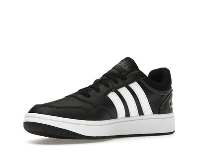 adidas Hoops 3.0 Low Black White Stripes