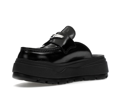 Jordan Mule Black Metallic Silver (Women's)