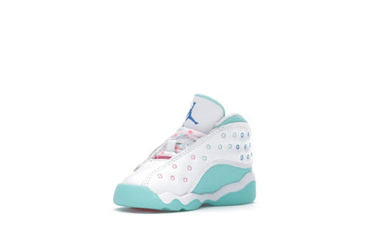 Jordan 13 Retro White Soar Green Pink (TD)