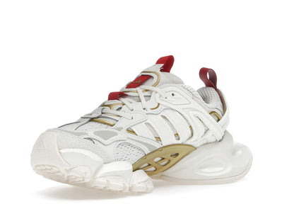 adidas XLG Runner Deluxe Off White Gold Metallic Red