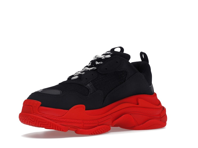 Balenciaga Triple S Black Red Sole