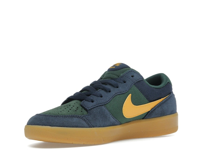 Nike SB Force 58 Midnight Navy Fir Gum Light Brown University Gold