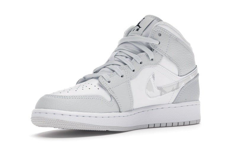 Jordan 1 Mid Grey Camo (GS)